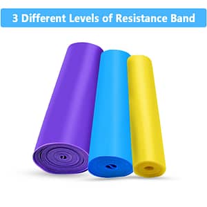 3 Pack Flat Resistance Bands Elastic Band NEW