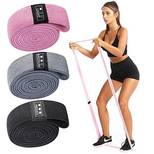 3 Pack Fitness Body Band OEM Fabric Long Resistance Band NEW
