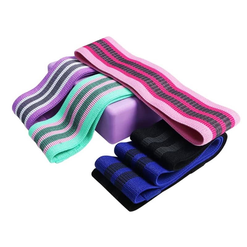 Fabric Booty Bands Best Non Slip Resistance Hip Bands 3 Pack